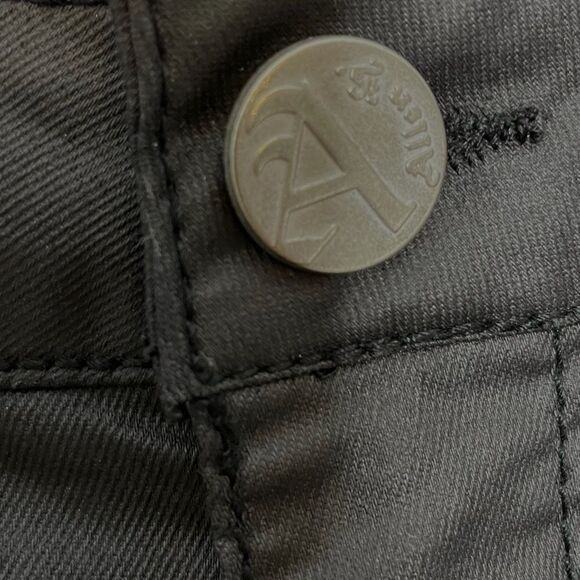 Allen B by Allen Schwartz Faux Leather Jeans SZ 14 - Picture 4 of 6